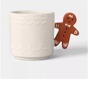 TARGET WONDERSHOP GINGERBREAD HANDLE  MUG